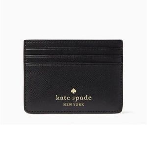 NIP KATE SPADE ♠️ Staci Small Slim Card Holder BLACK